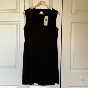 French connection black flare dress